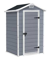 What the shed will hold: Keter Manor Outdoor Plastic Garden Storage Shed Grey 4 X 3 Ft Buy Online In United Arab Emirates At Desertcart Productid 47970502