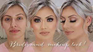 beautiful bridesmaid makeup on a client