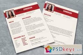 Fancy Resume Cover Letter 99678 Free Download Photoshop