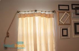 to hang curtains without a rod