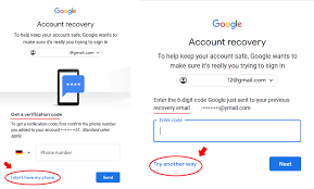 how to recover google account and gmail