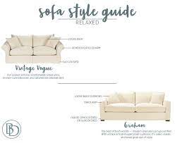 sofa style guide from ballard designs