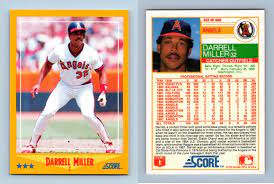 Darrell Miller - Angels #463 Score 1988 Baseball Trading Card