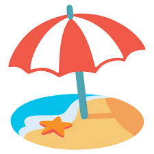 🏖️ Beach With Umbrella Emoji, Beach Emoji