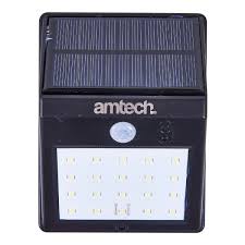 20 smd led solar pir sensor light amtech