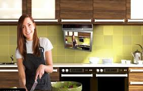 luxurite kitchen tv entertains you