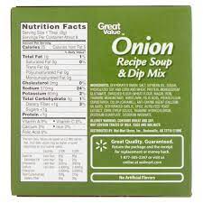 great value onion recipe soup dip mix
