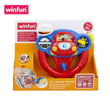 Vô lăng đồ chơi mô phỏng lái xe cho bé có hiệu ứng đèn nhạc, âm thanh  Winfun 0684 | WINFUN OFFICIAL