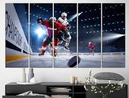 Art Hockey Wall Decor Extra Large Print