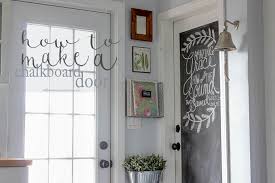 How To Make A Chalkboard Door