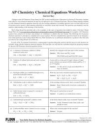 Chemical Calculations Worksheet Answers
