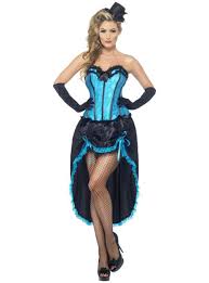 burlesque dancer costume blue uk 8 10
