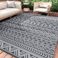 sixhome outdoor rug 9 x12 waterproof