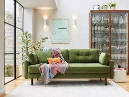 clic style velvet sofa beds