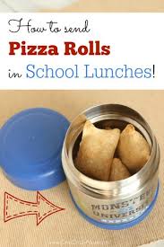 send pizza rolls in lunches