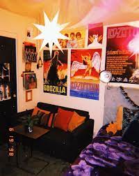 vintage grunge 80s style bedroom