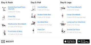 6 Day Split Workout The Complete