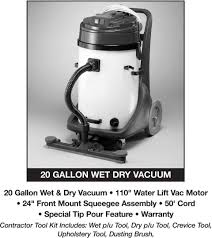 20 gallon wet dry vacuum pdf free