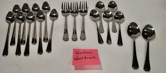 10 China Westbrook Stainless Flatware