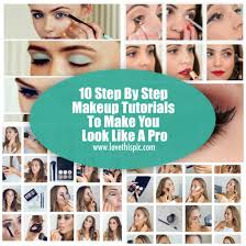 10 step by step makeup tutorials to