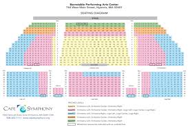 Seating Chart Cape Symphony Orchestra Cape Cod