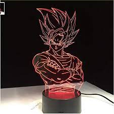 The legacy of goku ii was released in 2002 on game boy advance. Amazon Com For Kids Dragon Ball Z Vegeta Super Saiyan Led Light Lamp Super Son Goku Led Table Desk Lamp With Touch Remote 3d Led Lamp Sykdybz Baby