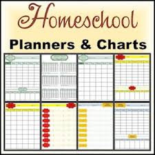 Free Homeschool Planners And Charts Back To School To