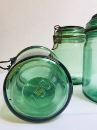 french colored glass jars from durfor