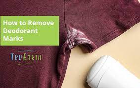 how to remove white deodorant marks and