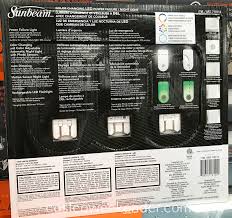 Sunbeam Color Changing Led Power Failure Night Light 3 Pack Costco Weekender
