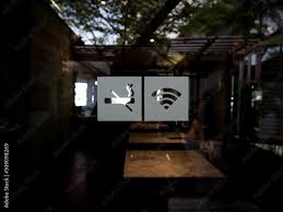 Free Wifi Decal Sticker Signs Pasted