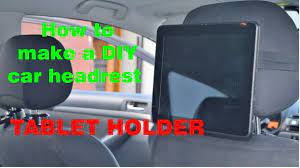 Diy Car Headrest Tablet Holder