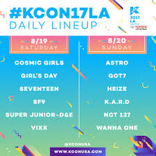 Kcon La 2017 August 18 20 Visited By 80 000 Kpop Fans Live