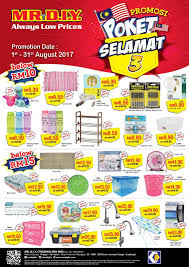 Cawangan kedai ini juga ada di hampir semua bandar utama seluruh malaysia. Mr Diy Catalogue Discount Offer Promotion Price From Rm0 70 Until 31 August 2017