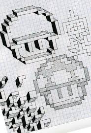 Graph Paper Drawings Elegant 28 Awesome Grid Paper Drawings