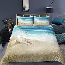blue ocean comforter cover set summer