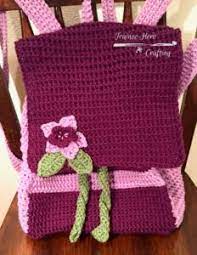 easy crochet backpack free crochet