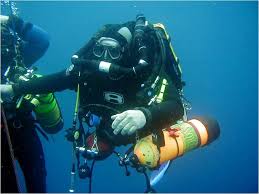 It isn't a scuba diving course but rather a snorkeling course. Deep Diving Wikipedia