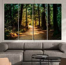 Wall Art Spruce Forest Print