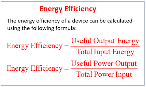 Efficiency Of Energy Transfer Examples