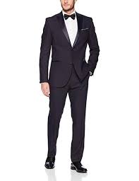 Kenneth Cole Reaction Mens Finished Tuxedo With Hemmed Pant