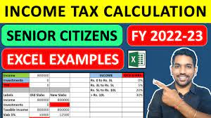 senior citizen income tax calculation