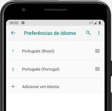 como mudar o idioma na phicomm clue plus