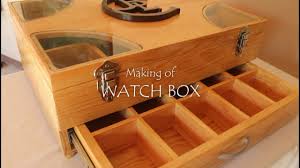 making a watch box jewelry box build