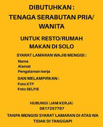 We did not find results for: Lowongan Kerja Tenaga Masak Serabutan Solo Raya Info Loker Solo