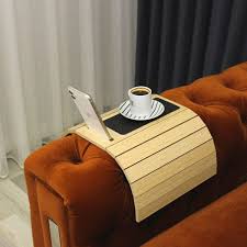 functional wooden sofa tray couch arm