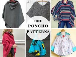 20 Easy Poncho Sewing Patterns For