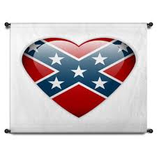 rebel flag wall decor in canvas murals