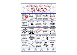 Amazon Com Bachelorette Bingo Game Bachelorette Party Bingo Card