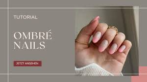 pink ombre nails schnelles tutorial